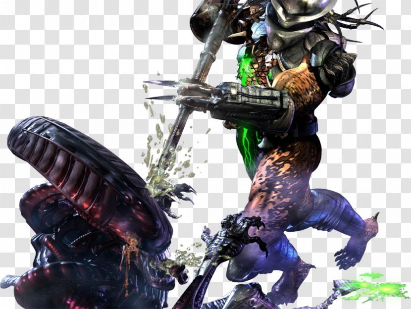 Aliens Versus Predator: Extinction PlayStation 2 - Mercenary - Predator Transparent PNG