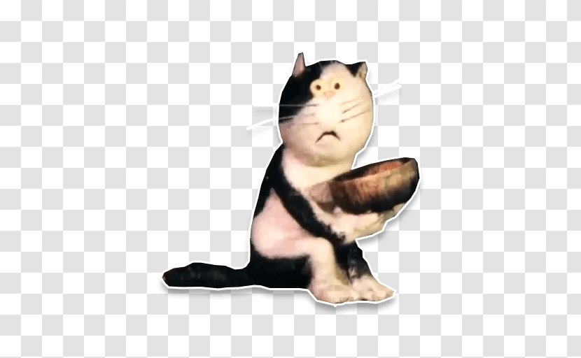 Whiskers Cat Figurine - Carnivoran Transparent PNG