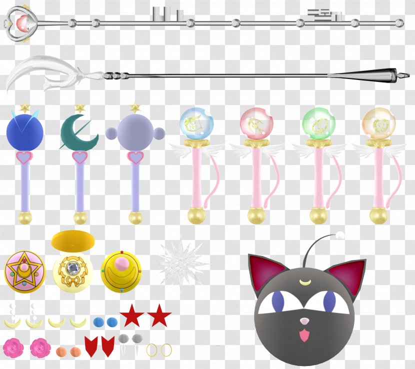 Sailor Moon Luna Chibiusa Jupiter Artemis Flower Cotton Candy Transparent Png