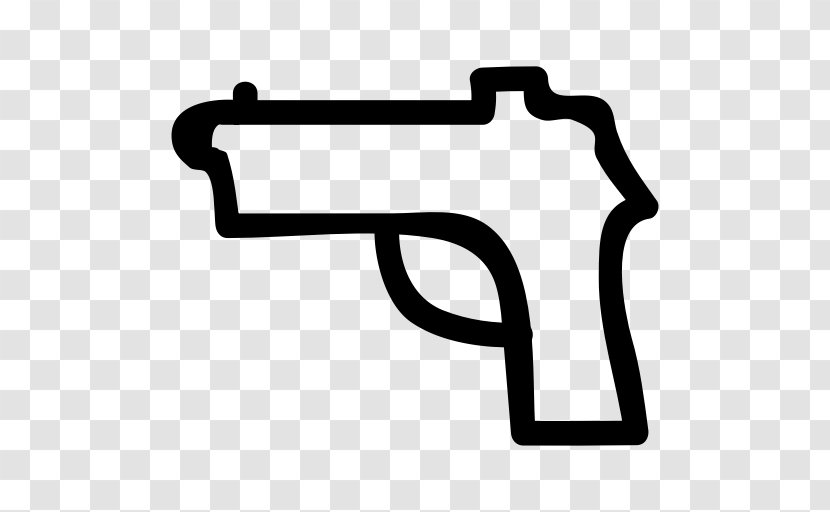 Line Angle Clip Art - Area - Hand With Pistol Transparent PNG
