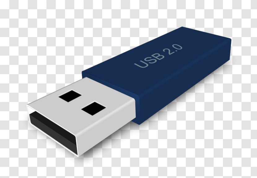 USB Flash Drives Clip Art Memory - Usb Transparent PNG