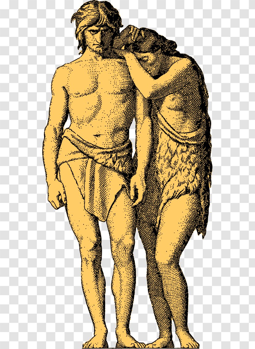 Bible Adam And Eve Clip Art - Cartoon - Greek Goddess Couple Transparent PNG