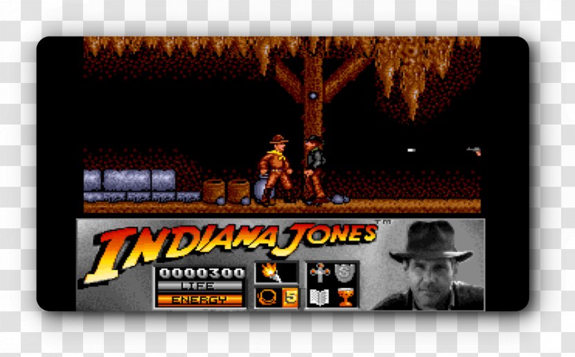 Indiana Jones And The Last Crusade: Action Game Graphic Adventure Lucasfilm - Amiga - Logo Transparent PNG