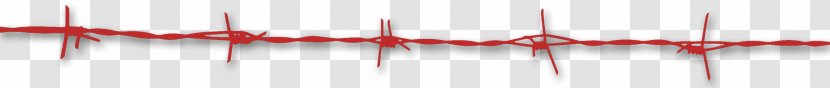 Line Close-up - Red - Barbed Wire Transparent PNG
