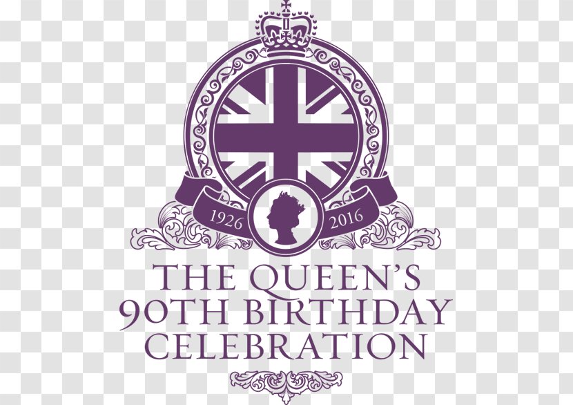 Queen's Birthday Party United Kingdom The 90th Celebration - Text Transparent PNG