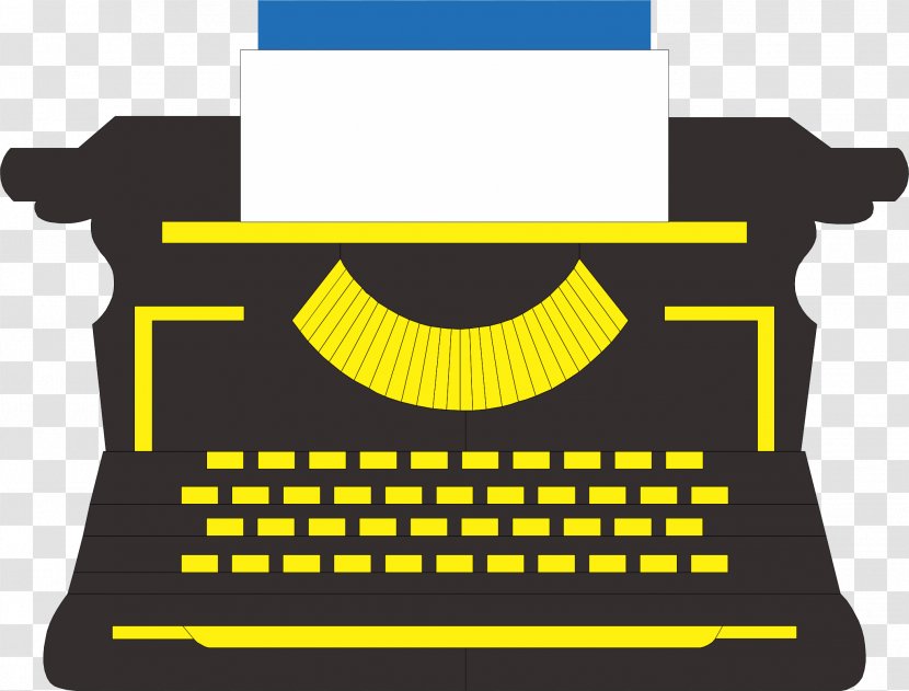 Typewriter Favicon Clip Art - Old Printer Transparent PNG