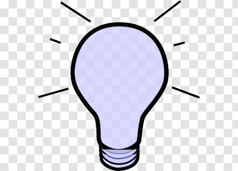 Light Bulb - Line Art Transparent PNG