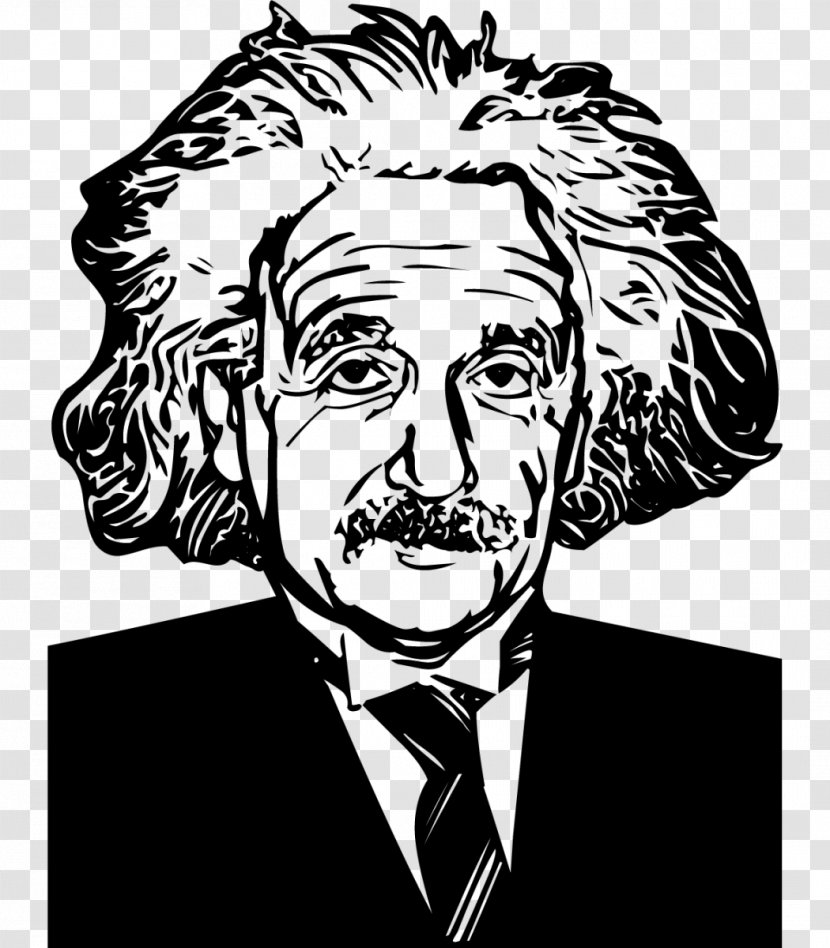 Black And White Visual Arts - Monochrome Photography - Albert Einstein Transparent PNG