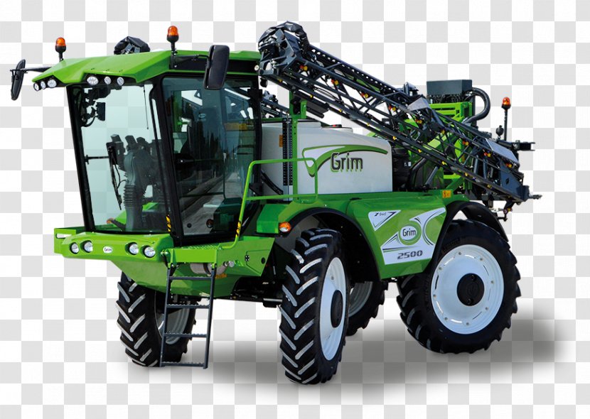 Tractor Sprayer Weed Control Machine Tire - Automotive Transparent PNG