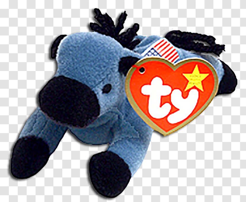 Stuffed Animals & Cuddly Toys Ty Inc. Teenie Beanies Beanie Babies Donkey - Toy Transparent PNG