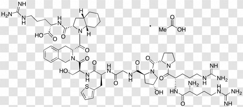 Icatibant Bradykinin Receptor Antagonist Research Chemical Substance - Text Transparent PNG