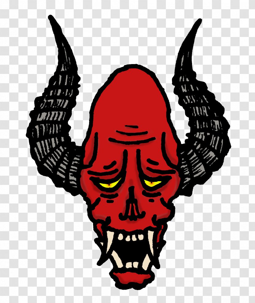 Demon Skull Legendary Creature Clip Art - Mythical Transparent PNG