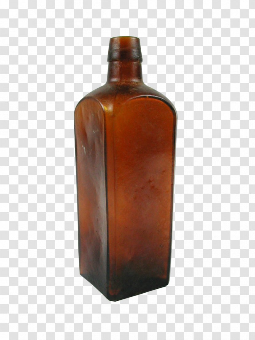 Old Fashioned Hostetter Glass Bottle Milk - Frame Transparent PNG