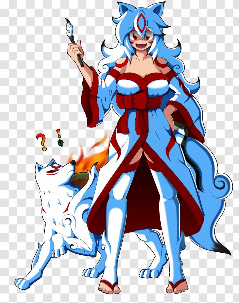 Ōkami Amaterasu PlayStation 2 Video Game Cosplay - Silhouette Transparent PNG