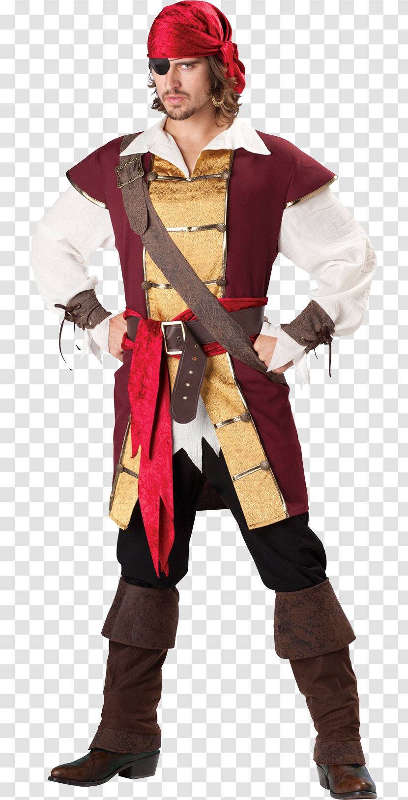Halloween Costume Piracy Clothing Male - Pirate Transparent PNG