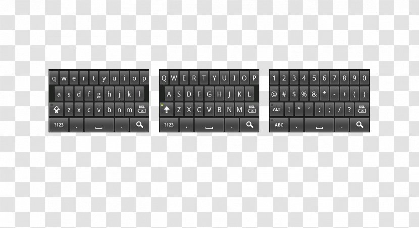 Computer Keyboard Input Method Laptop File - Component - Black English Transparent PNG