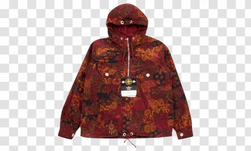 Hoodie Supreme Stone Island Sweater Parka - Sleeve - Drawing Transparent PNG