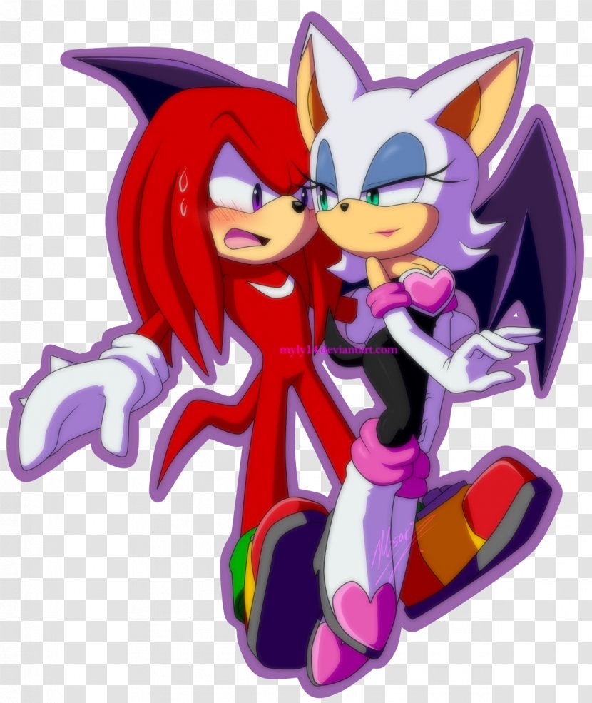 Sonic & Knuckles The Echidna Rouge Bat Amy Rose Doctor Eggman - Violet Transparent PNG