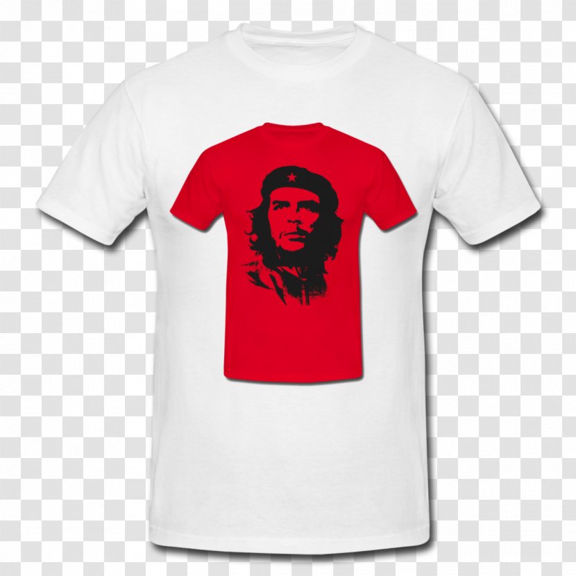 Printed T-shirt Clothing Sleeve Guerrillero Heroico - Active Shirt - Che Guevara Transparent PNG