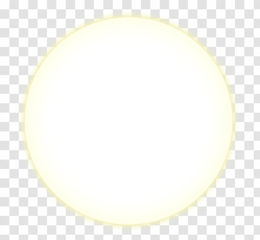Material Circle Font - White - Yellow Glowing Moon Transparent PNG
