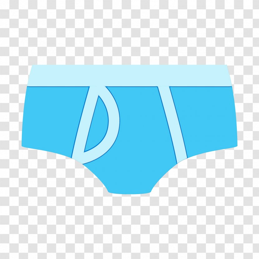Briefs Swimsuit Bottom Aqua Turquoise Clothing - Swim Brief - Underpants Swimwear Transparent PNG