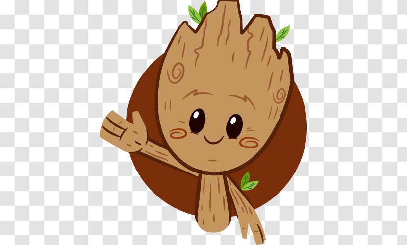 Baby Groot Sticker Telegram Facebook - Tree - Guardians Of The Galaxy Transparent PNG
