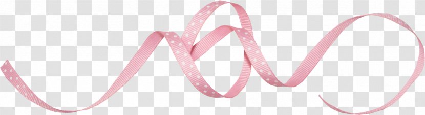 Pink Ribbon Drawing - Silhouette Transparent PNG