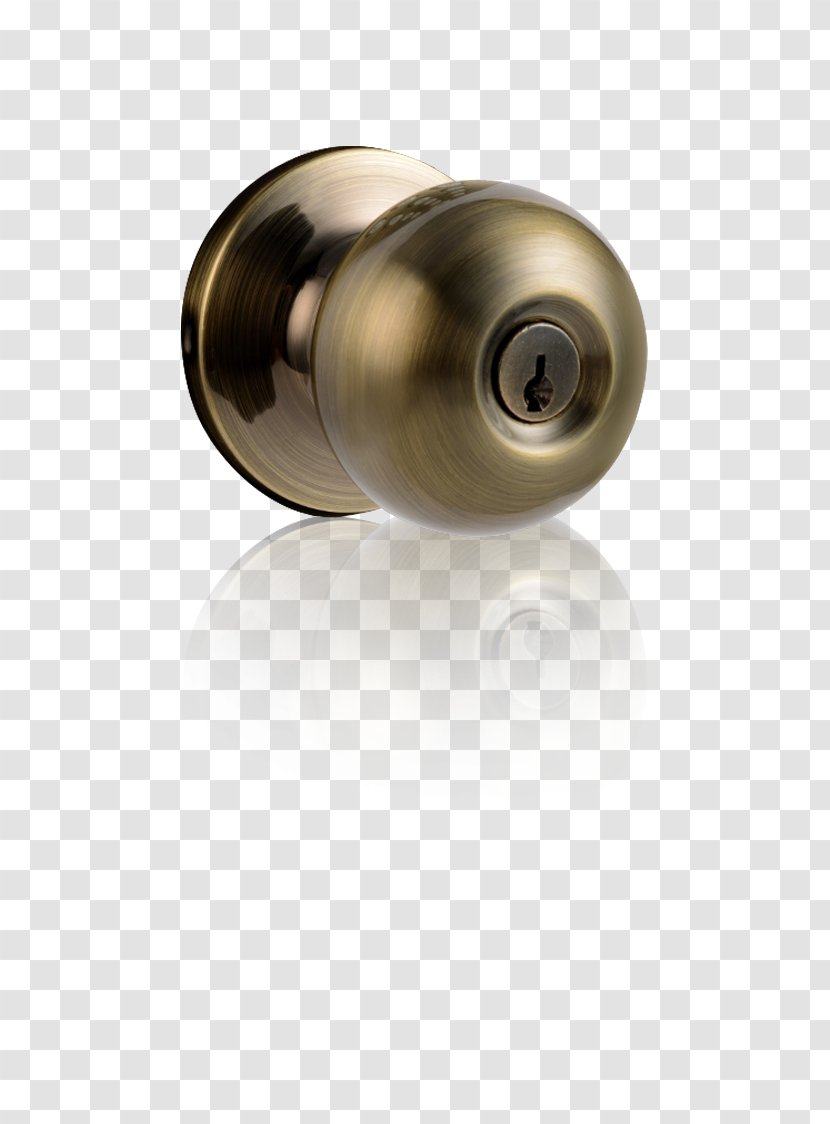 Door Handle Lock Furniture Brass - Key Transparent PNG