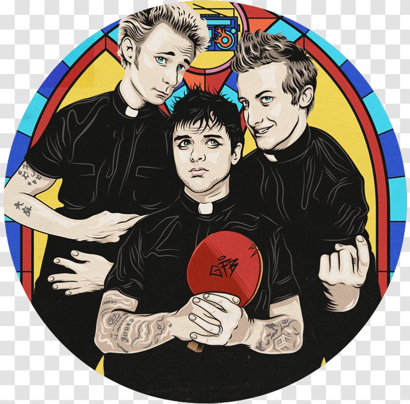 Billie Joe Armstrong Greatest Hits: God's Favourite Band Green Day Album - Cartoon - Header Transparent PNG