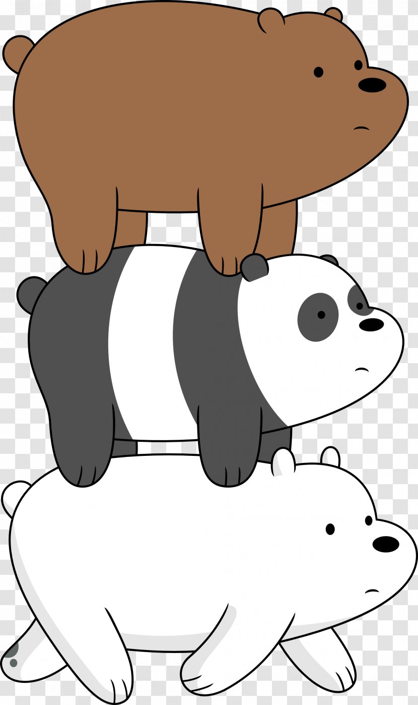 We Bare Bears: Go Everywhere Handbook Giant Panda DVD Cartoon Network - Dog - Bear Transparent PNG