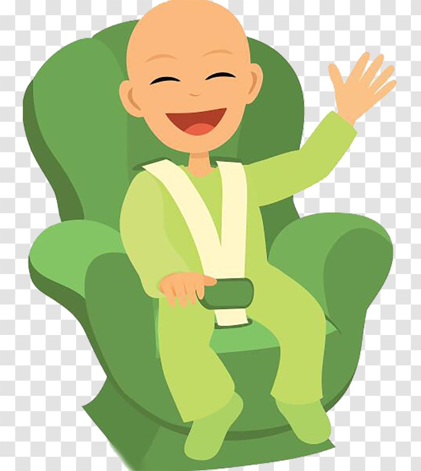 Drawing Child Safety Seat Illustration - Green - The Old Man Waved Goodbye Transparent PNG