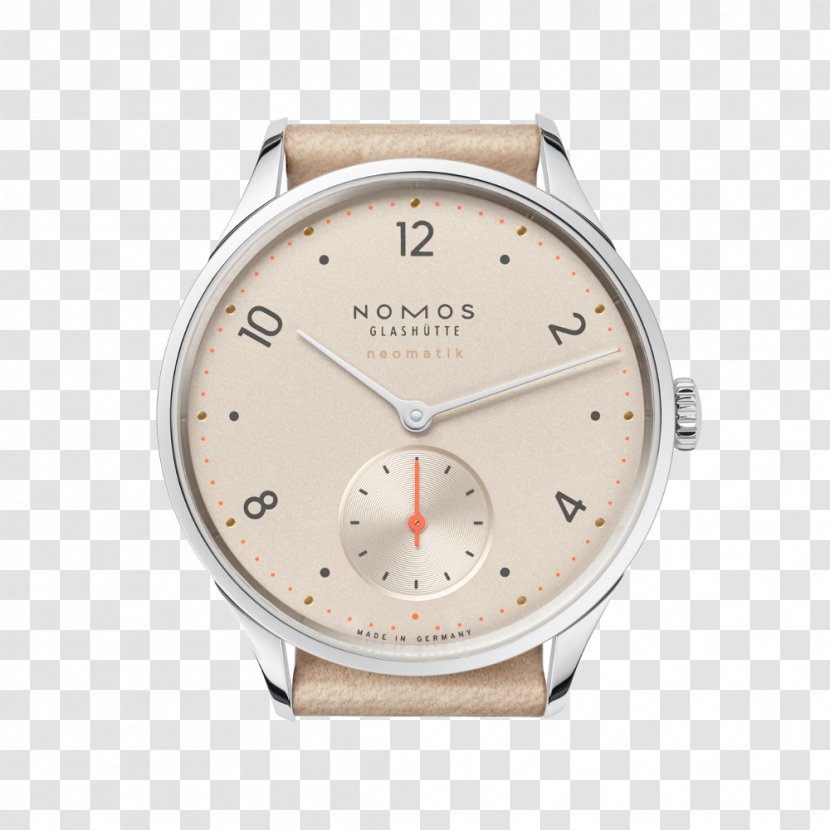 Nomos Glashütte Champagne Watch Original - Strap Transparent PNG