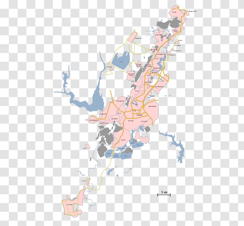 Tsentral'no-Mis'kyi District Map Inhulets' Історичний центр Кривого Рогу Inhulets River Transparent PNG