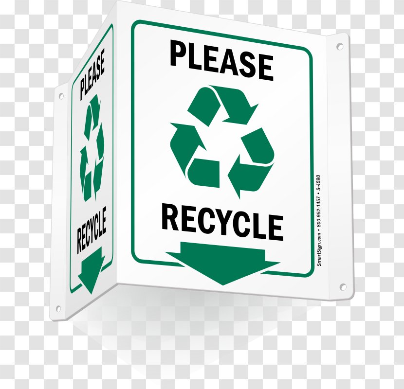 Recycling Symbol Brand Reuse Product - Signage - MVSU Please Go Green Recycle Transparent PNG