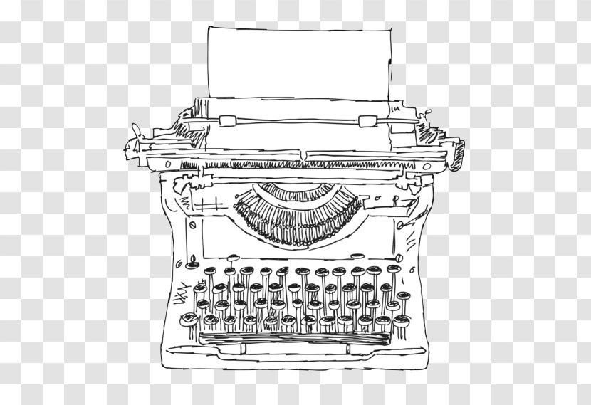 Writing Ghostwriter Essay Drawing - Typewriter Transparent PNG