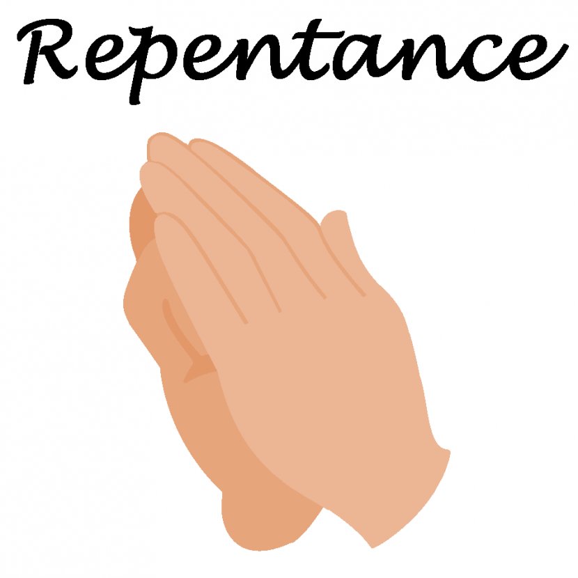 Repentance Forgiveness The Church Of Jesus Christ Latter-day Saints Clip Art - Hand - Cliparts Transparent PNG