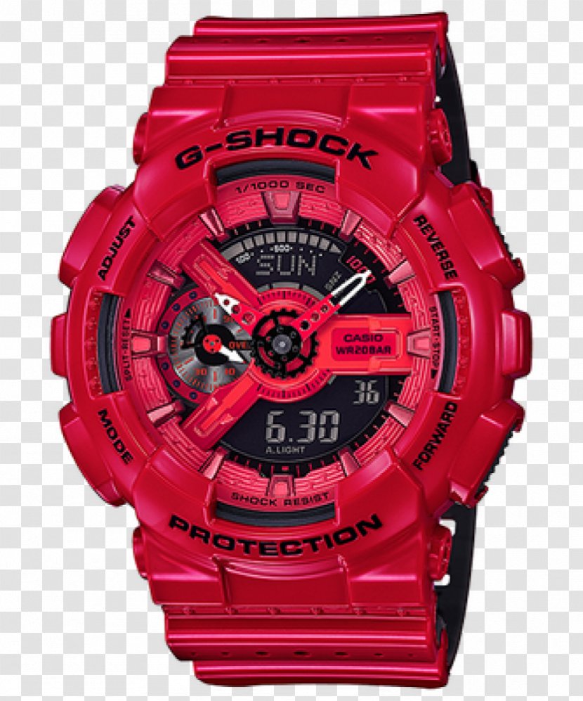 G-Shock Shock-resistant Watch Clock Casio - Strap Transparent PNG