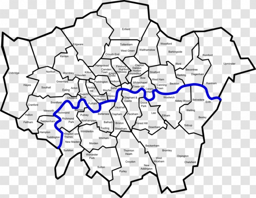 London Borough Of Southwark Islington Hackney Ealing Bromley - Black And White - Eye Transparent PNG