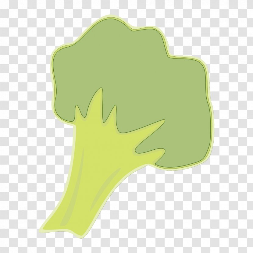 Green Leaf Tree Broccoli Logo - Cruciferous Vegetables Symbol Transparent PNG