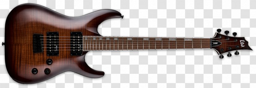 ESP Horizon FR-II LTD EC-1000 Seven-string Guitar Guitars Floyd Rose - Bass - Electric Transparent PNG