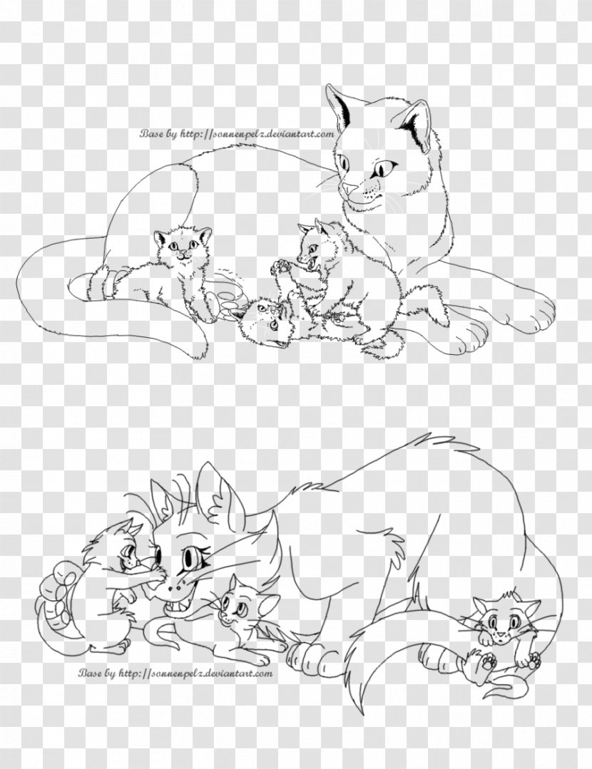 Felidae Cat Drawing Line Art Kitten - Joint Transparent PNG