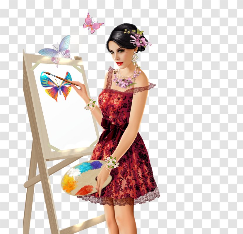Painting Drawing Painter Clip Art - Clothing Transparent PNG