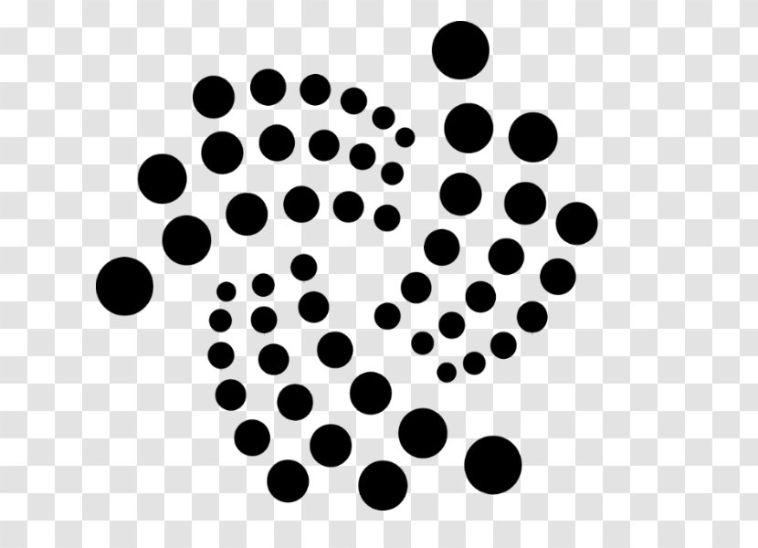 IOTA Cryptocurrency Blockchain Bitcoin Initial Coin Offering - Polka Dot Transparent PNG