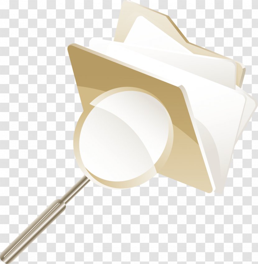 Magnifying Glass Directory Computer File - Folder And Material Transparent PNG