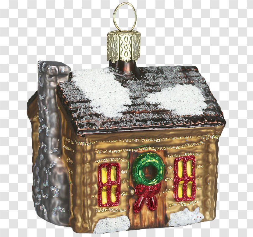 Log Cabin Syrup House Ornament Cottage - Christmas Transparent PNG