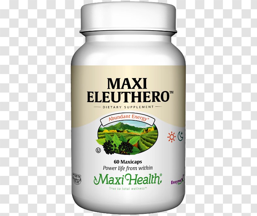 Maxi Health Max Energee Royal Jelly Herb Flavor - Herbal - Siberian Ginseng Capsules Transparent PNG