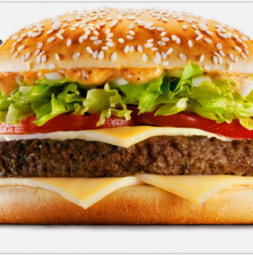 Big N' Tasty Hamburger Fast Food Cheeseburger McDonald's Quarter Pounder - Junk - Bacon Transparent PNG