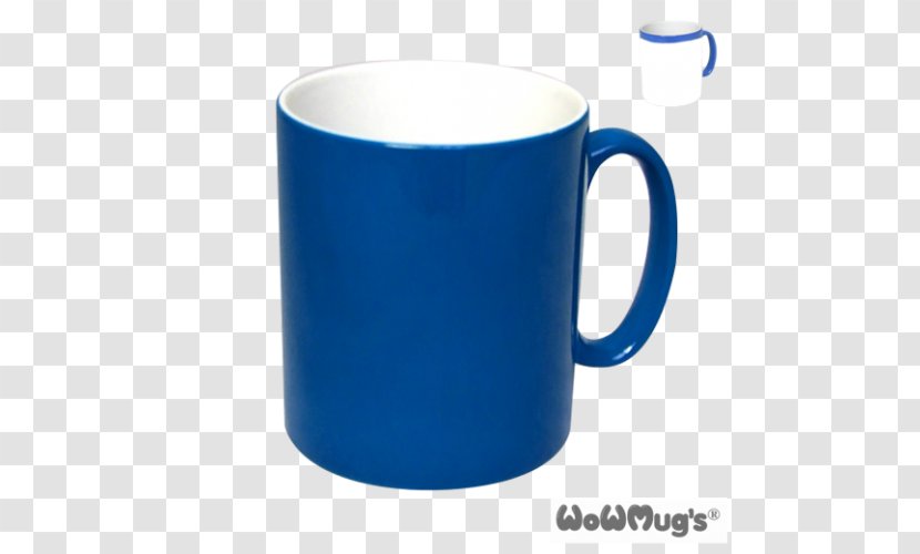 Coffee Cup Magic Mug Blue - Tableglass Transparent PNG