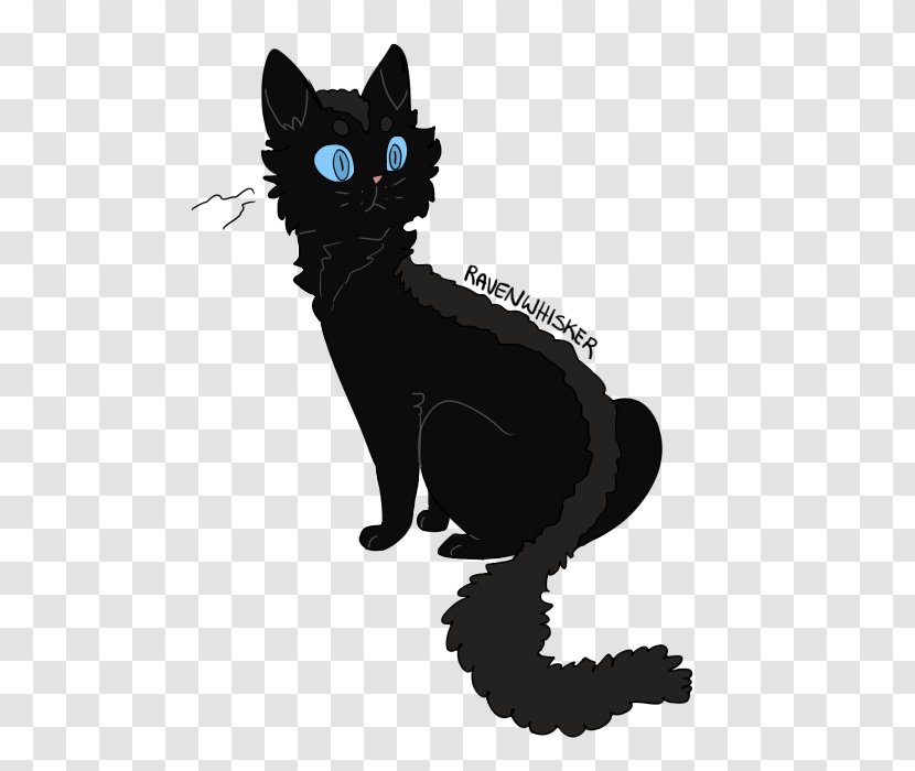 Black Cat Domestic Short-haired Whiskers Paw - Fiction Transparent PNG