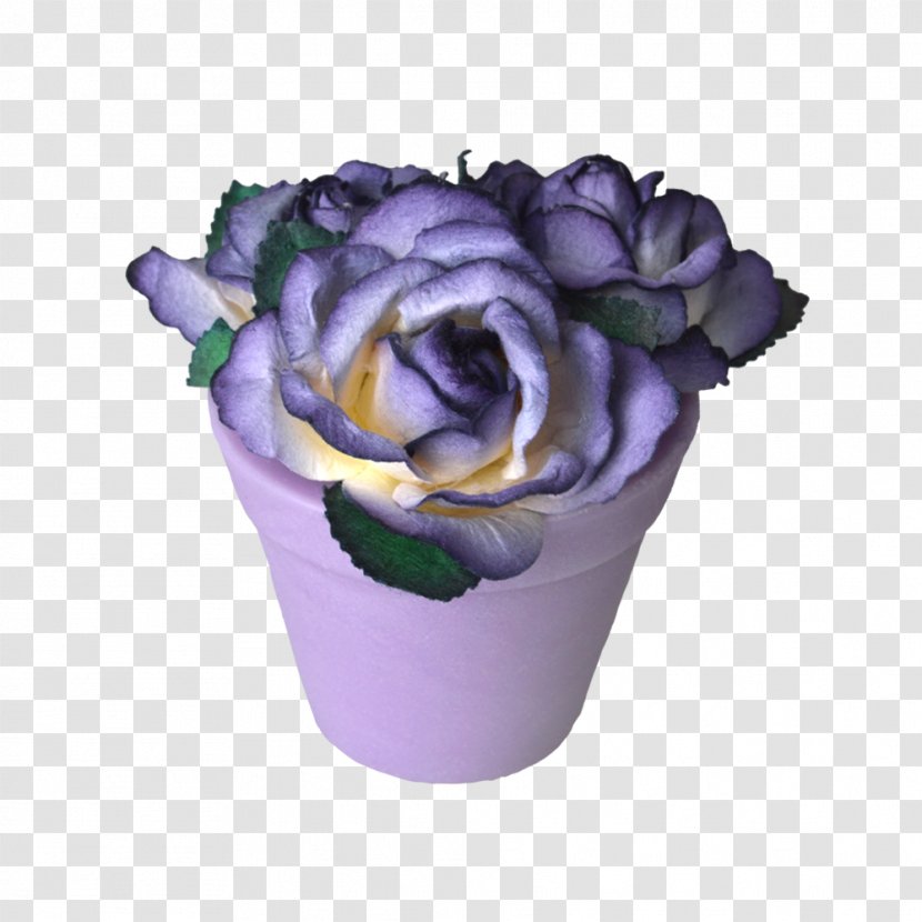 Flowerpot Soap Garden Roses - Lilac - Lavender Flower Transparent PNG
